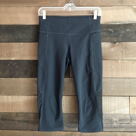 Athleta Dobby Hybrid Crop Leggings - Picture 1 of 8